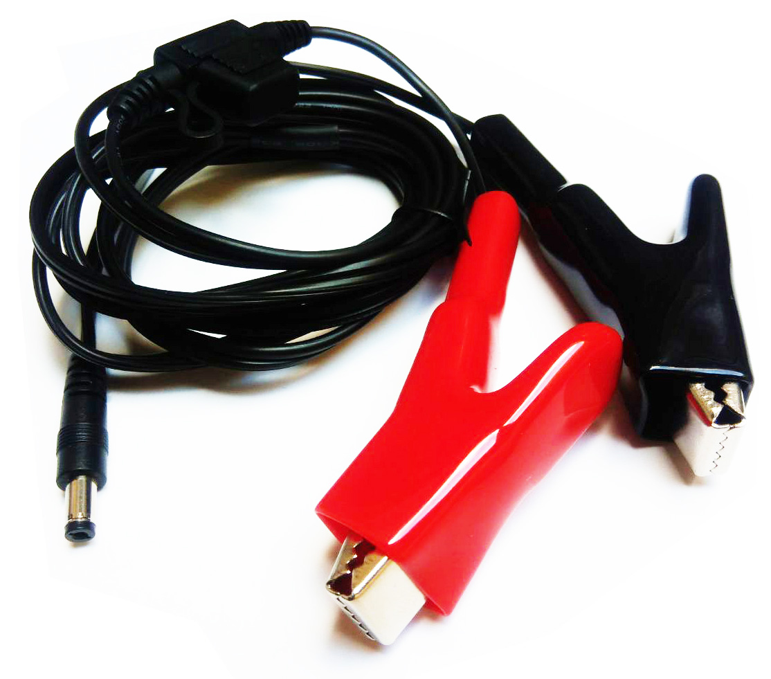 SmaRTK DC to Battery Clamp Cable 2m